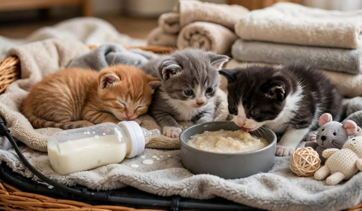 How To Take Care Of A 4 Week Old Kitten Without A Mother