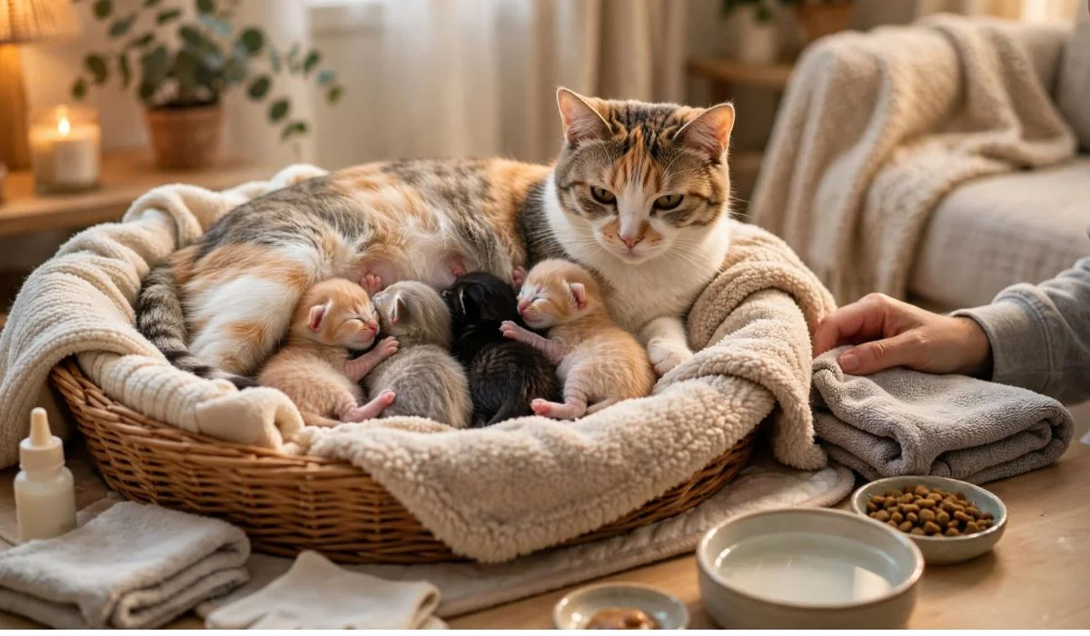 How To Take Care Of Newborn Kittens With Mother At Home